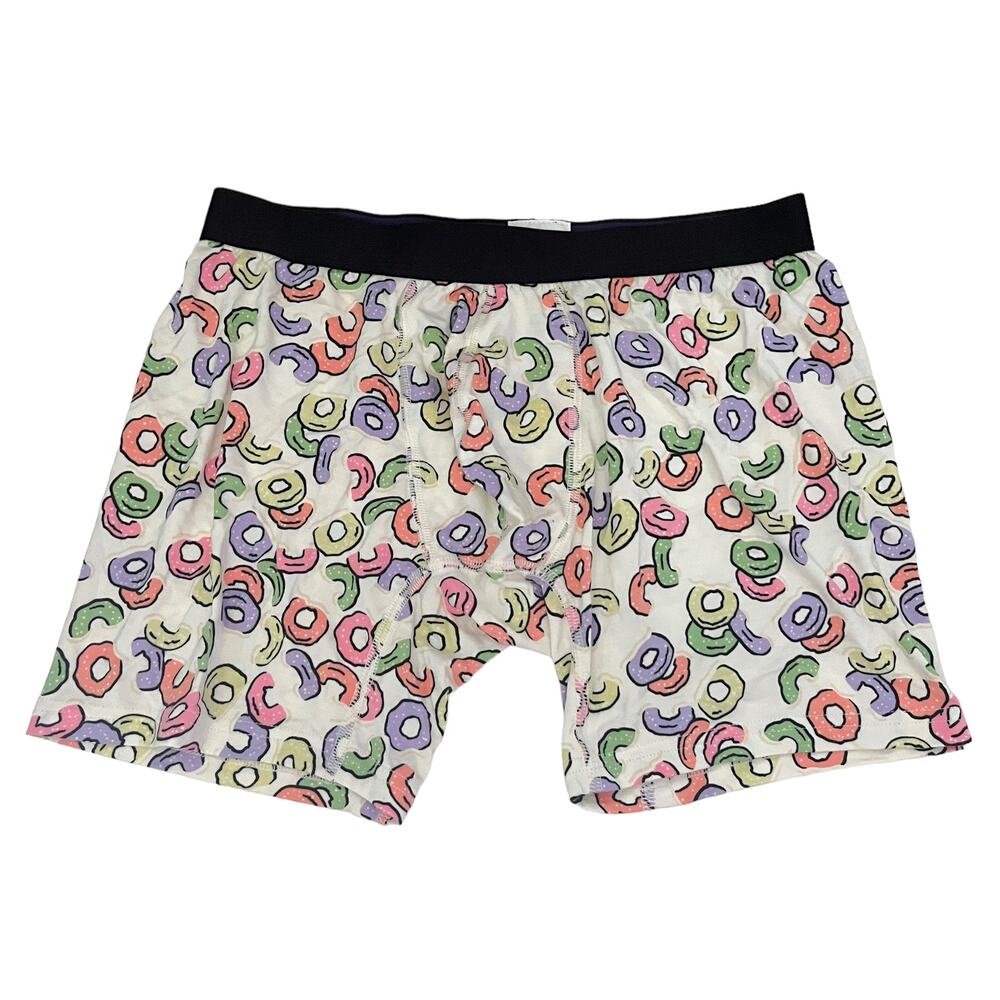 MeUndies Cereal Loops Print Boxer Brief Size Small